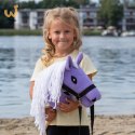 Skippi - lekki mały hobby horse A5 - lawendowy liliowy fioletowy - kantar