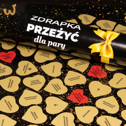 Zdrapka Przeżyć dla Pary Młodej prezent ślubny Zdrapka Przeżyć dla Pary Młodej prezent ślubny