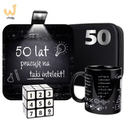 Zestaw Prezentowy dla Geniusza - 50 urodziny - śmieszny prezent na 50-stkę