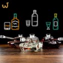 Czołg szklana karafka do whisky dla niego faceta