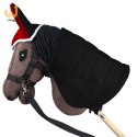 Derka dwustronna i nauszniki Skippi dla Hobby Horse - czerwono - czarna