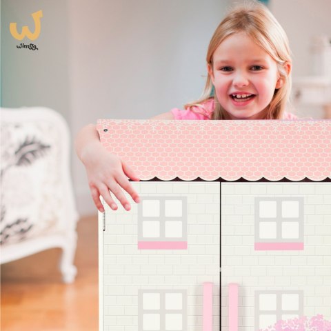 Domek dla lalek drewniany Lulilo Papilio różowy 80cm Domek dla lalek drewniany Lulilo Papilio różowy 80cm