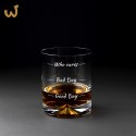 Etui na butelkę ze szklankami do whisky Who cares