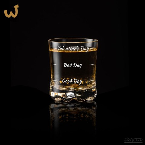 Szklanka do whisky na Walentynki prezent chłopaka Szklanka do whisky na Walentynki prezent chłopaka