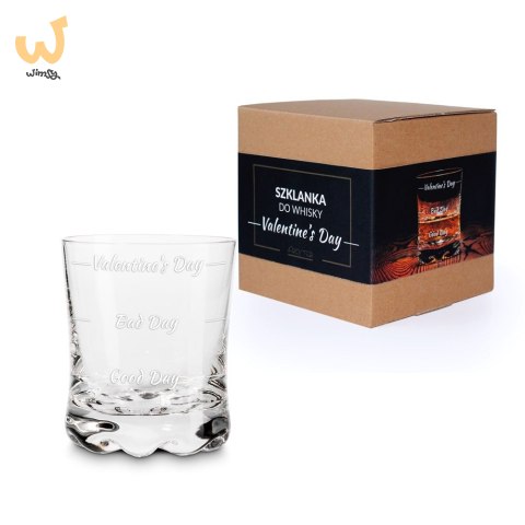 Szklanka do whisky na Walentynki prezent chłopaka Szklanka do whisky na Walentynki prezent chłopaka