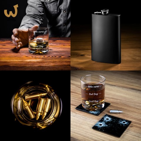Zestaw do Whisky WHO CARES w etui gitara Froster Zestaw do Whisky WHO CARES w etui gitara Froster