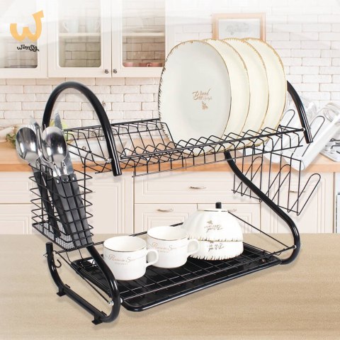 Suszarka do naczyń 43cm MR-1025-43-BLACK MAESTRO Suszarka do naczyń 43cm MR-1025-43-BLACK MAESTRO