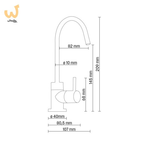 System filtrujący wodę kranową Dafi Flow Comfort D-1 z baterią ALTO (czarna) System filtrujący wodę kranową Dafi Flow Comfort D-1 z baterią ALTO (czarna)