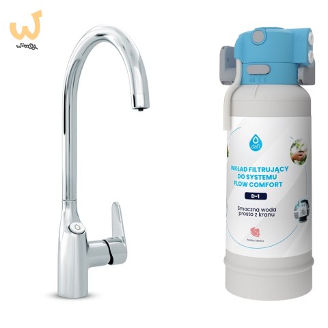 System filtrujący wodę kranową Dafi Flow Comfort D-1 z baterią trójdrożną COMO (chrom) System filtrujący wodę kranową Dafi Flow Comfort D-1 z baterią trójdrożną COMO (chrom)