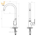 System filtrujący wodę kranową Dafi Flow Comfort D-1 z baterią trójdrożną COMO (czarna)