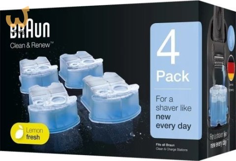 Wkład czyszczący BRAUN do golarki 4 pack