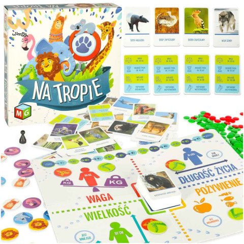 Gra edukacyjna Na tropie gra dla ciekawskich 8+ MULTIGRA Gra edukacyjna Na tropie gra dla ciekawskich 8+ MULTIGRA