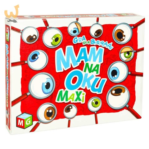 Gra edukacyjna dla dzieci Mam na oku Maxi 3+ MULTIGRA Gra edukacyjna dla dzieci Mam na oku Maxi 3+ MULTIGRA
