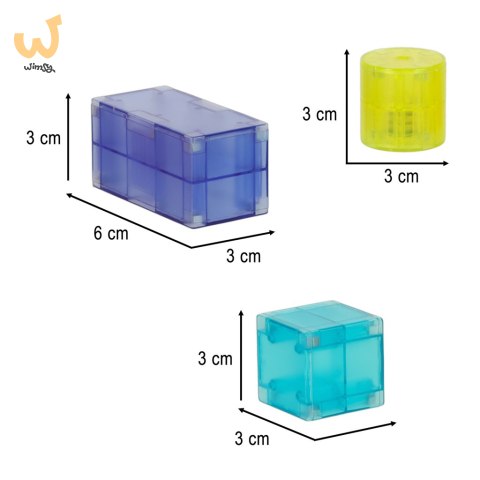 Klocki magnetyczne świecące 134 el. Klocki magnetyczne świecące 134 el.