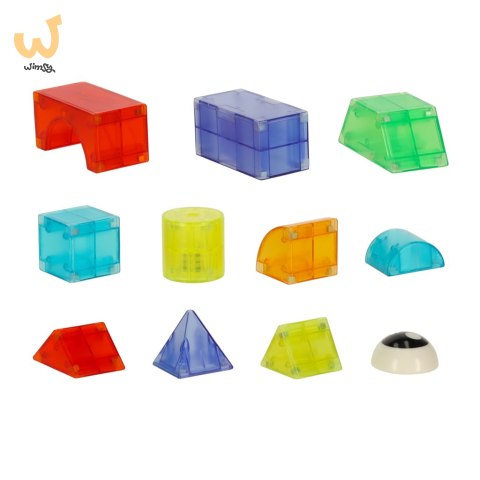 Klocki magnetyczne świecące 32 el. Klocki magnetyczne świecące 32 el.