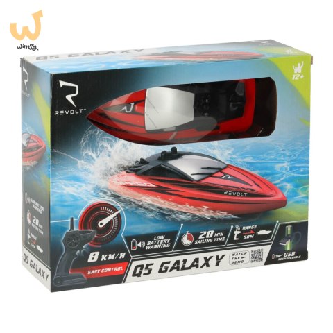 Łódź zdalnie sterowana Revolt Q5 Galaxy czerwona Łódź zdalnie sterowana Revolt Q5 Galaxy czerwona