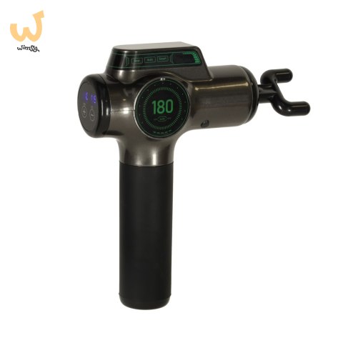Pistolet do masażu masażer do pleców ciała wyświetlacz LED 8w1 Pistolet do masażu masażer do pleców ciała wyświetlacz LED 8w1