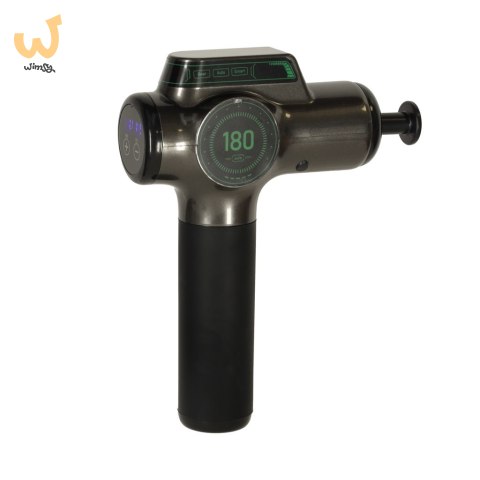 Pistolet do masażu masażer do pleców ciała wyświetlacz LED 8w1 Pistolet do masażu masażer do pleców ciała wyświetlacz LED 8w1