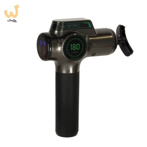 Pistolet do masażu masażer do pleców ciała wyświetlacz LED 8w1 Pistolet do masażu masażer do pleców ciała wyświetlacz LED 8w1