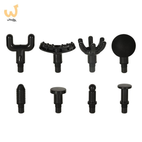 Pistolet do masażu masażer do pleców ciała wyświetlacz LED 8w1 Pistolet do masażu masażer do pleców ciała wyświetlacz LED 8w1
