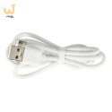 Wentylator wiatrak biurkowy bezprzewodowy 30cm biały