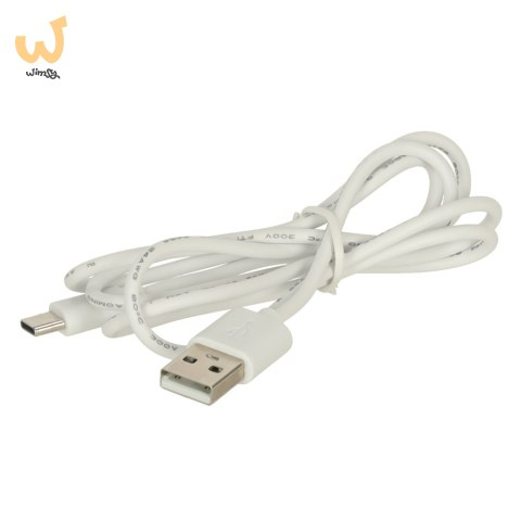 Wentylator wiatrak biurkowy bezprzewodowy USB 11,5 cm biały Wentylator wiatrak biurkowy bezprzewodowy USB 11,5 cm biały
