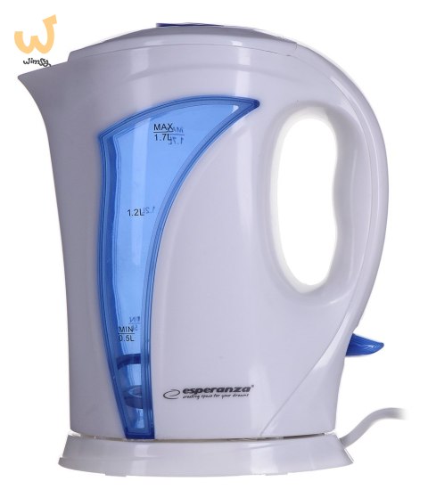 Czajnik elektryczny Esperanza Iguazu EKK018B (2200W 1.8l; kolor niebieski) Czajnik elektryczny Esperanza Iguazu EKK018B (2200W 1.8l; kolor niebieski)