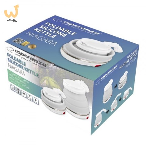 Czajnik elektryczny Esperanza NIAGARA EKK023 (750W 0.5l; kolor biały) Czajnik elektryczny Esperanza NIAGARA EKK023 (750W 0.5l; kolor biały)