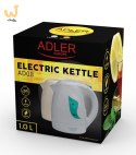 Czajnik elektryczny Adler AD 08w (900W 1l; kolor biały)