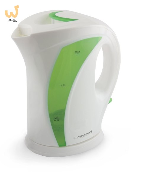 Czajnik elektryczny Esperanza Iguazu EKK018G (2200W 1.7l; kolor zielony) Czajnik elektryczny Esperanza Iguazu EKK018G (2200W 1.7l; kolor zielony)