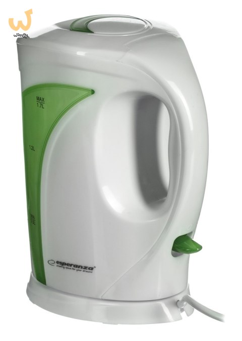 Czajnik elektryczny Esperanza Iguazu EKK018G (2200W 1.7l; kolor zielony) Czajnik elektryczny Esperanza Iguazu EKK018G (2200W 1.7l; kolor zielony)