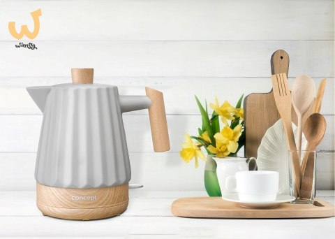 Czajnik elektryczny ceramiczny RK0091 CONCEPT szary Czajnik elektryczny ceramiczny RK0091 CONCEPT szary