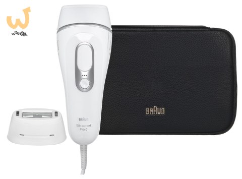 Depilator Braun Silk-expert Pro 5 PL5145 IPL biało-srebrny Depilator Braun Silk-expert Pro 5 PL5145 IPL biało-srebrny