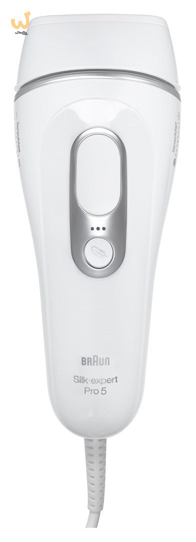 Depilator Braun Silk-expert Pro 5 PL5145 IPL biało-srebrny Depilator Braun Silk-expert Pro 5 PL5145 IPL biało-srebrny