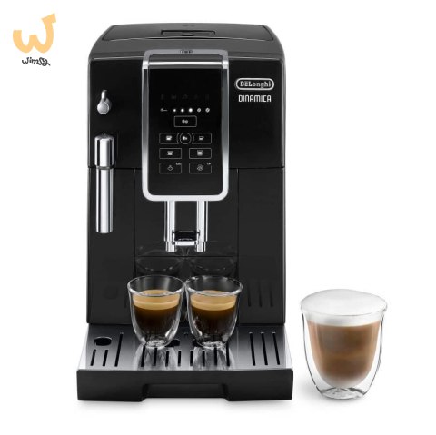 Ekspres ciśnieniowy automatyczny DeLonghi Dinamica ECAM 350.15 B (1450W; kolor czarny) Ekspres ciśnieniowy automatyczny DeLonghi Dinamica ECAM 350.15 B (1450W; kolor czarny)