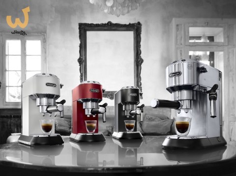 Ekspres kolbowy DeLonghi Dedica Style EC 685.R (1300W; kolor czerwony) Ekspres kolbowy DeLonghi Dedica Style EC 685.R (1300W; kolor czerwony)