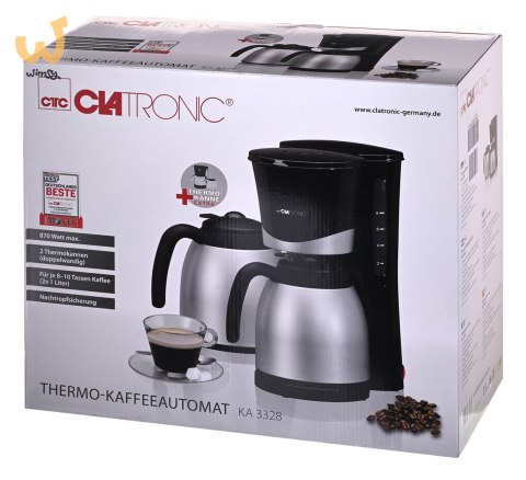 Ekspres przelewowy do kawy CLATRONIC KA 3328 Ekspres przelewowy do kawy CLATRONIC KA 3328