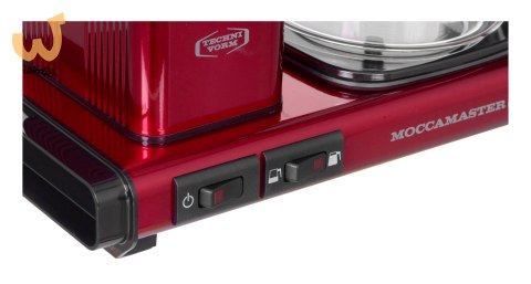 Moccamaster KBG Select metallic red ekspres przelew Moccamaster KBG Select metallic red ekspres przelew