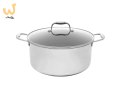Garnek z powłoką DIAMOND Kohersen Black Cube z funkcją gotowania na parze (28 cm ; 8,3l)