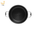 Garnek z powłoką DIAMOND Kohersen Black Cube z funkcją gotowania na parze (28 cm ; 8,3l)