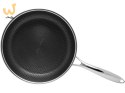 Patelnia sauté z pokrywką Kohersen Black Cube 26cm