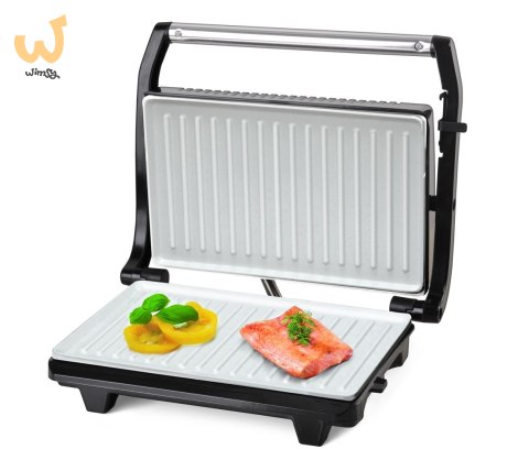 Grill elektryczny stołowy Esperanza Taleggio EKG006 (stołowy-zamknięty; 750W; kolor inox) Grill elektryczny stołowy Esperanza Taleggio EKG006 (stołowy-zamknięty; 750W; kolor inox)