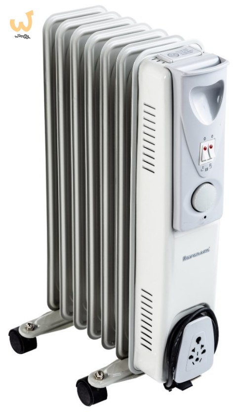 Grzejnik olejowy Ravanson OH-07 (1500W; 7; kolor szary) Grzejnik olejowy Ravanson OH-07 (1500W; 7; kolor szary)