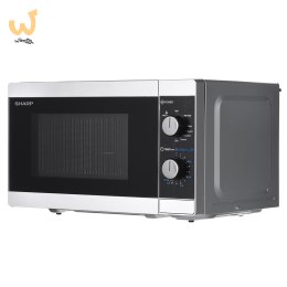 Kuchenka mikrofalowa SHARP YC-MG01E-S (800W; 20l; kolor srebrny)
