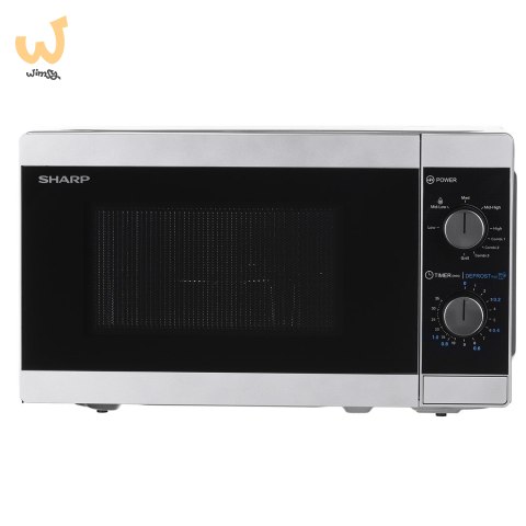 Kuchenka mikrofalowa SHARP YC-MG01E-S (800W; 20l; kolor srebrny) Kuchenka mikrofalowa SHARP YC-MG01E-S (800W; 20l; kolor srebrny)