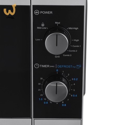 Kuchenka mikrofalowa SHARP YC-MG01E-S (800W; 20l; kolor srebrny) Kuchenka mikrofalowa SHARP YC-MG01E-S (800W; 20l; kolor srebrny)