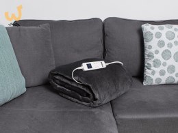 Koc elektryczny Noveen EB650 Grey super miękki 180x130cm