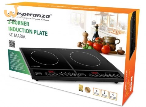 Kuchenka Esperanza St.Maria EKH008 (2 pola grzejne; 2000W) Kuchenka Esperanza St.Maria EKH008 (2 pola grzejne; 2000W)