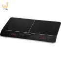 Kuchenka Indukcyjna Clatronic PC-DKI 1067 (dwupolowa 3500W czarna)