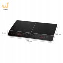 Kuchenka Indukcyjna Clatronic PC-DKI 1067 (dwupolowa 3500W czarna)